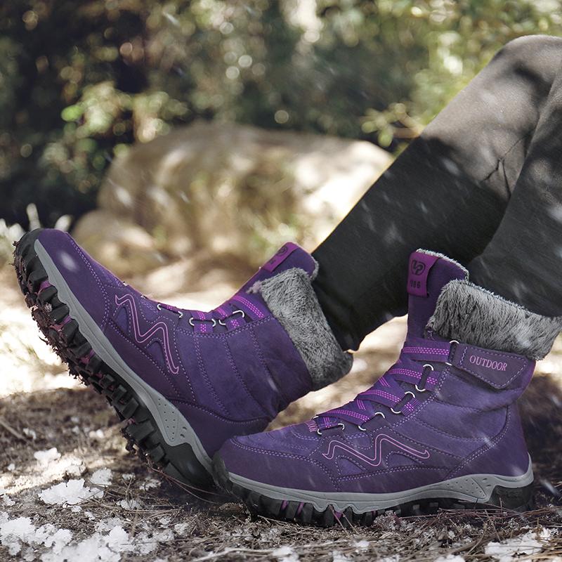 Winter Boots Waterproof Outdoor Women Boots Ankle Snow Boots High Women Footwear
