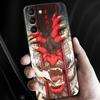 Japan Oni Samurai Yokai Mask Dragon Cases For Samsung Galaxy S24 Ultra S21 FE S23 S20 S22 Ultra S10 Plus Case Soft Funda Covers