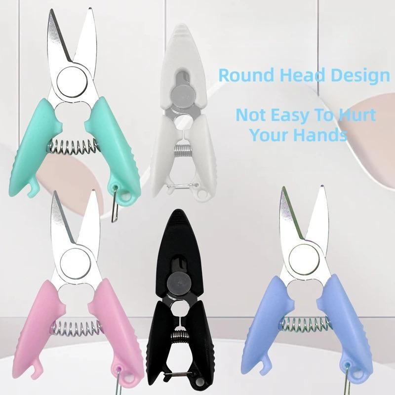 1 Mini Pocket Scissors Metal Office Suitable for Embroidery Thread Threading Process Cross Stitch Trimming Scissors