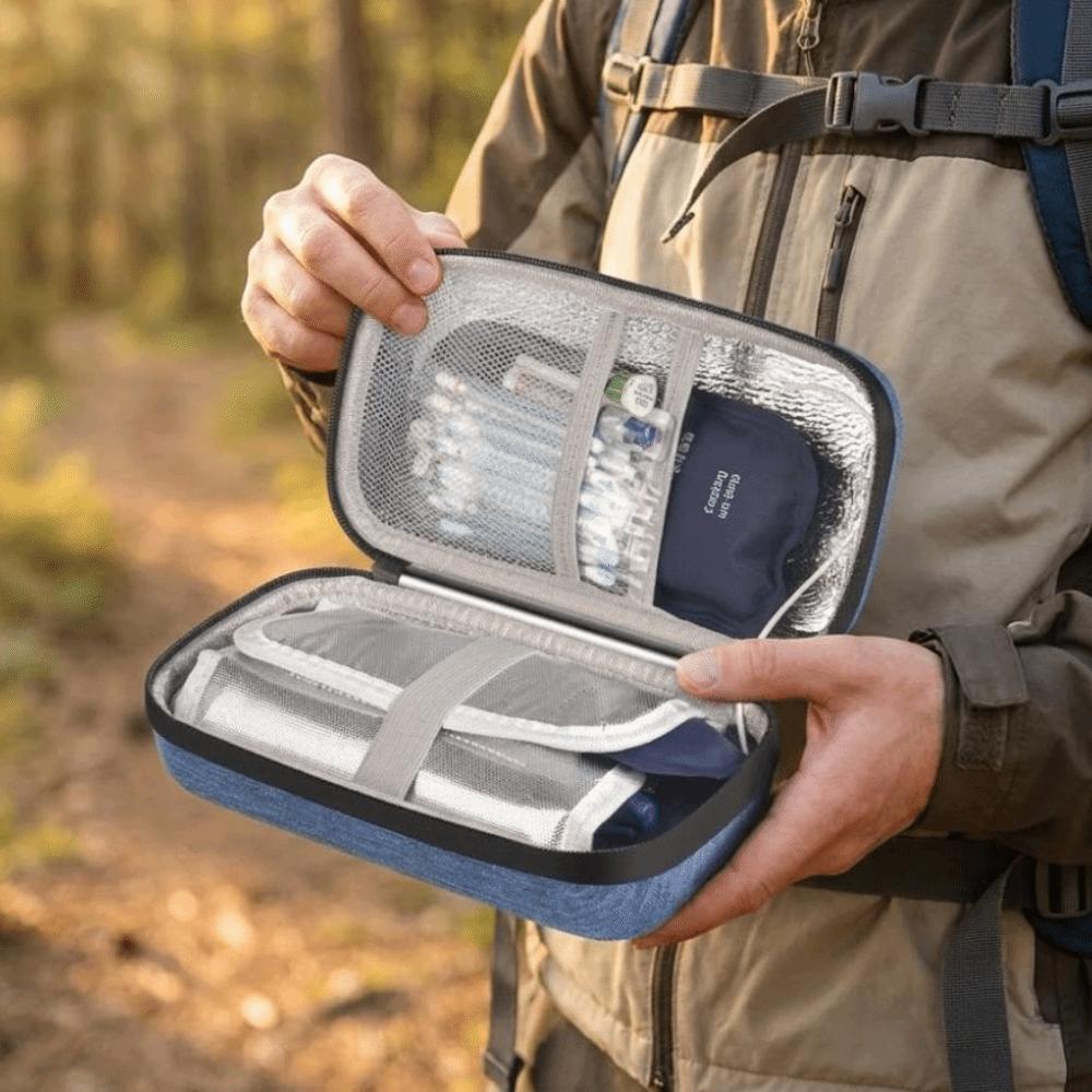 Thermal Insulated Insulin Cooling Bag Portable Travel Cooler Case  Outdoor Camping