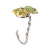 Elephant Rhinestone Folding Handbag Tote Bag Table Hook Hanger Holder Green