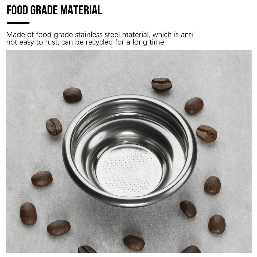 58mm šálky Košík na výměnu filtru pro bezspodný portafilter Kávovar Součásti kávovaru Košík na filtry na kávu