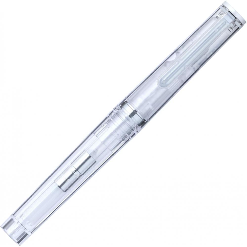 Sailor Fountain Pen Beginner Regular Use Tuzu Adjust Glassy Crystal White Gift P