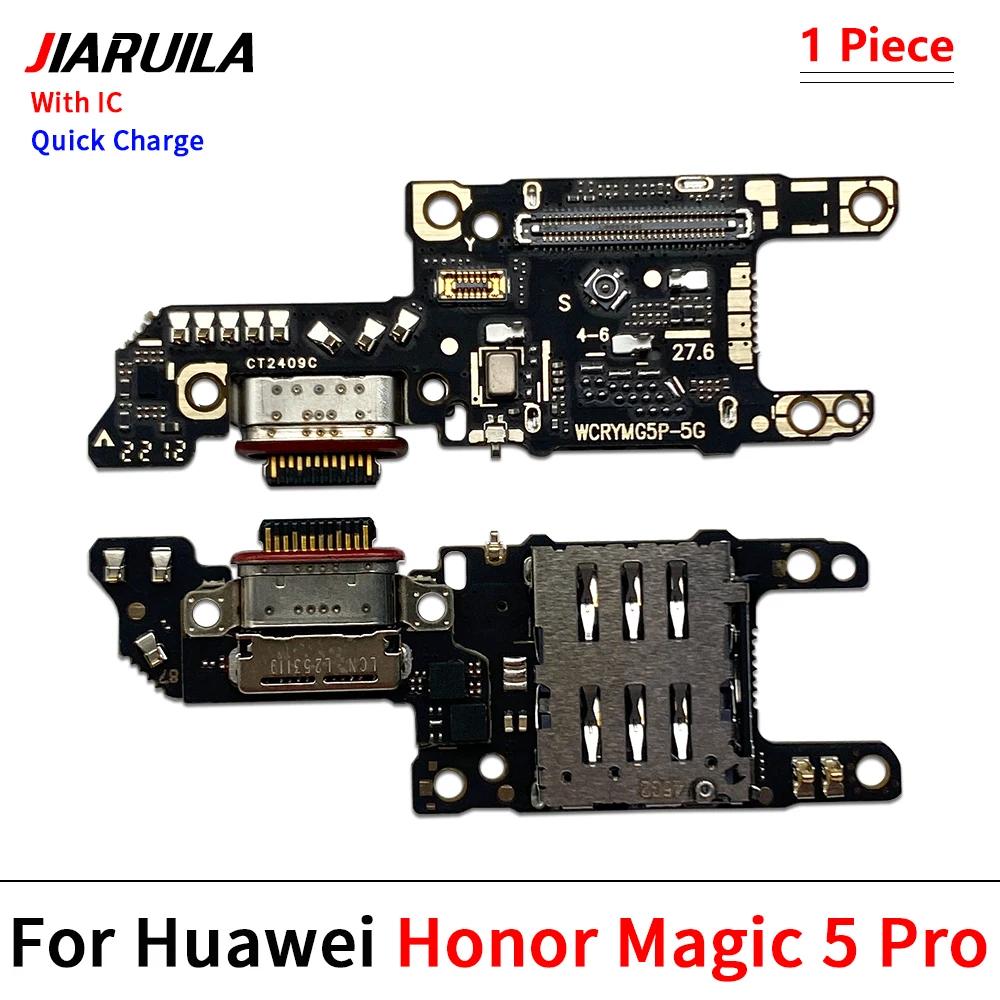 New USB Charging Port Dock Charger Connector Board Flex Cable For Huawei Honor Magic 4 5 6 7 8 Pro Lite
