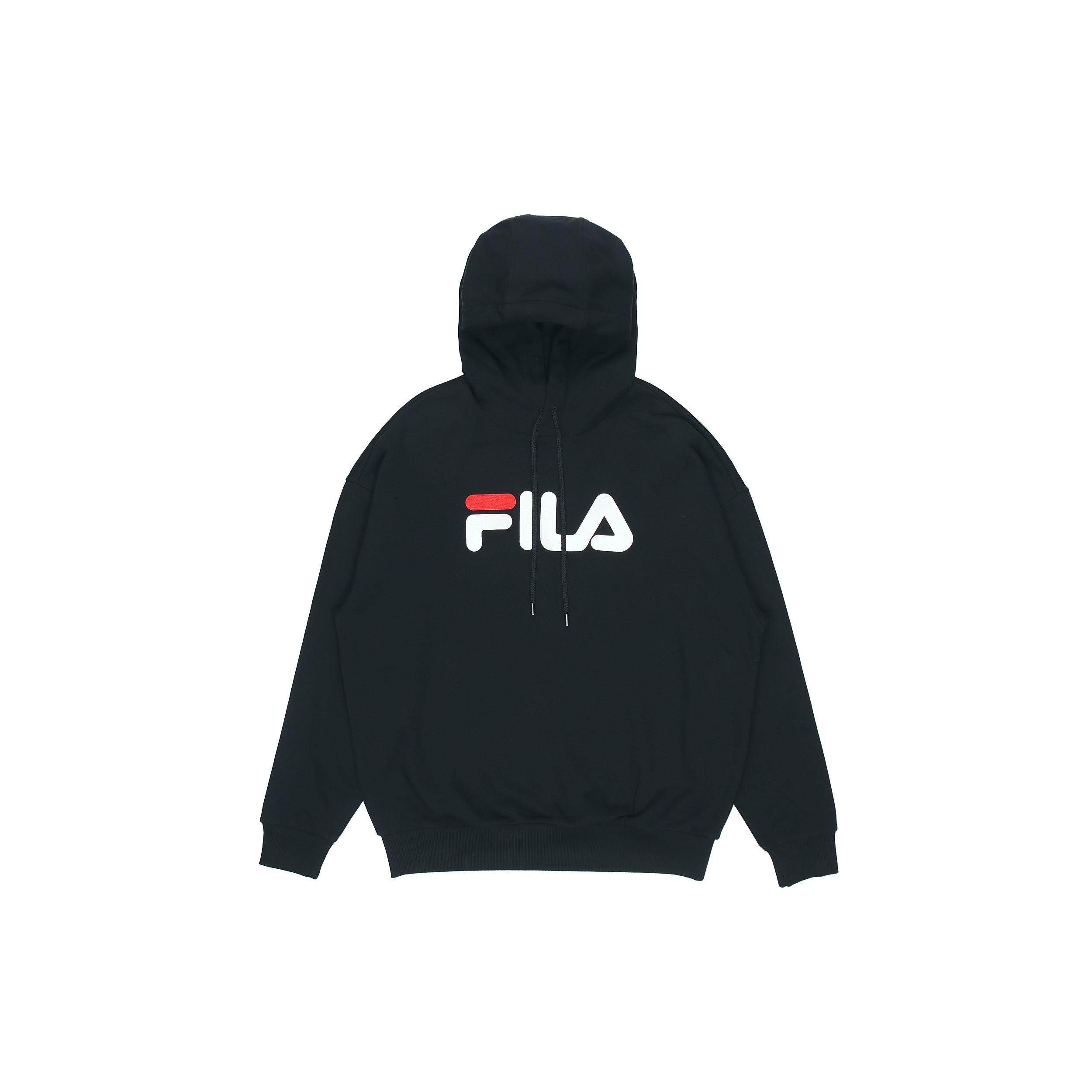 FILA Sweatshirts Unisex Black Hooded Moderate Other F51U138298F-BK XS