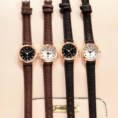 Fashion Small Dial Women Watches Casual Leather Band Quartz Watch