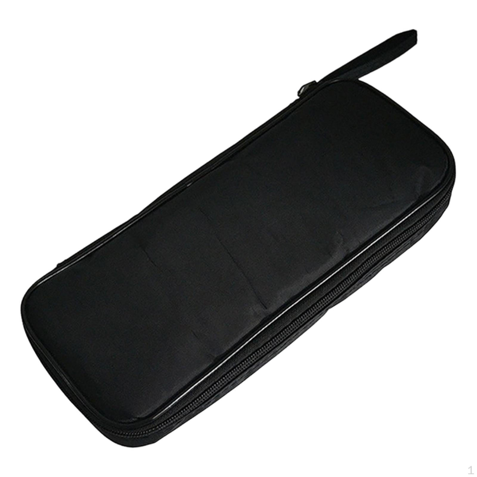 

Hard Case for Multimeter with Handle, Zipped Tool Bag, Wear-Resistant Portable Mesh Storage Pouch. L