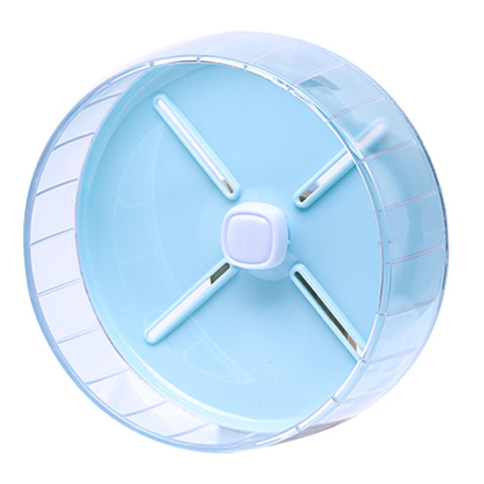 

Колесо для бега для хомяка, бесшумное колесо для хомяка, игрушки для мелких домашних животных, клетка для хомяка 20 см/7,9 дюйма, розовое 20CM синий