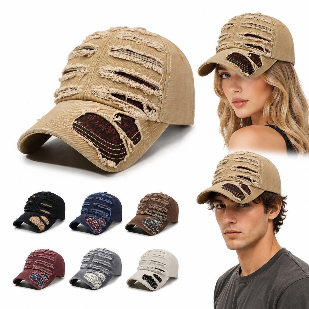 Cool Baseball Cap Unisex Cotton Cowboy Hat Fashion Retro Peaked Cap Men Women