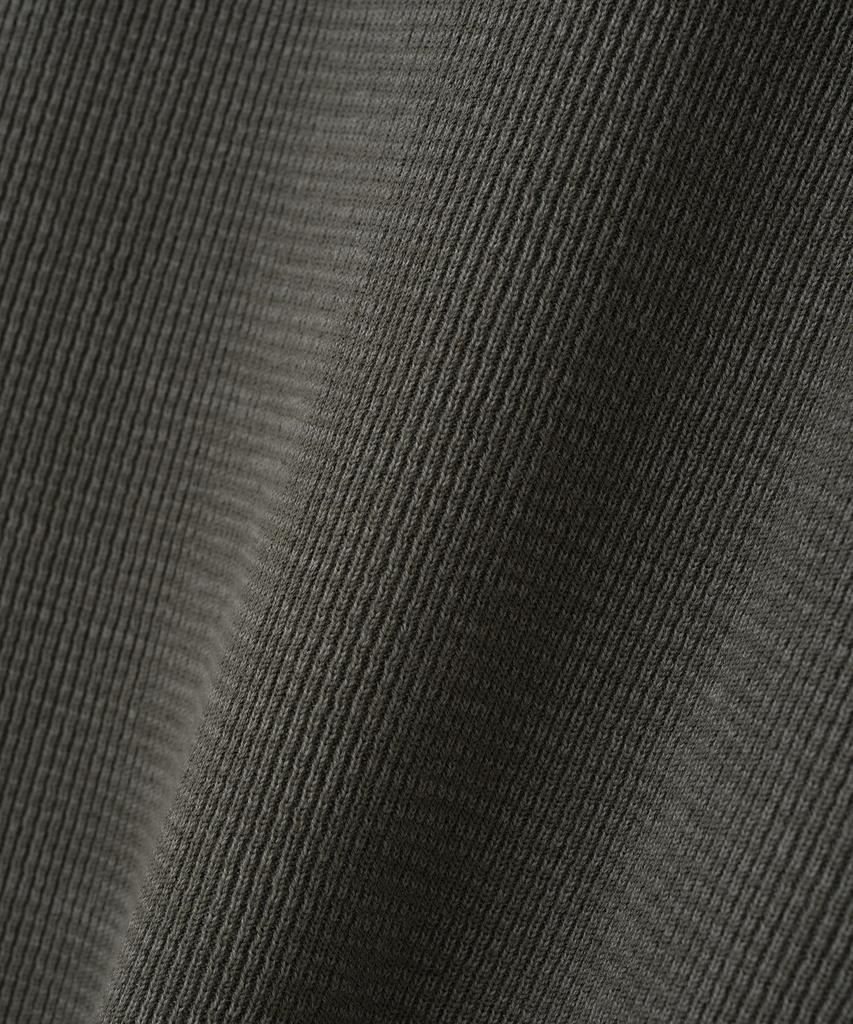 MILLO ARCHIVE Silo Half Henley Neck Knit [Charcoal]