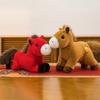 Cute Lucky Horse Plush Toys Good Luck Zodiac Pony Figurine 2026 Horse Plush Doll  Year of Horse
