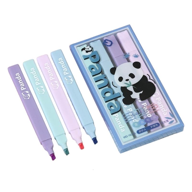 

4 шт./набор маркеров-маркеров с клиновидным наконечником Ручка для рисования Многофункциональные маркеры-маркеры Набор маркеров Канцелярские принадлежности 1