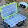 Waterproof Fishing Tackle Box Lure Trays Container With Dividers Plates Fishing Bait Organizer Storage Box