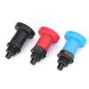 M12/M16 Fine Thread Stainless/Carbon Steel Locking And Positioning Index Bolts KST216 Three Colors Plastic Knob Indexing Plungers