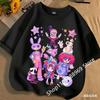 2026 Cute Pomni T-Shirts Children The Amazing Digital Circus Short Sleeve Casual Fashion Printed Boys Girls Tops Spring Summer