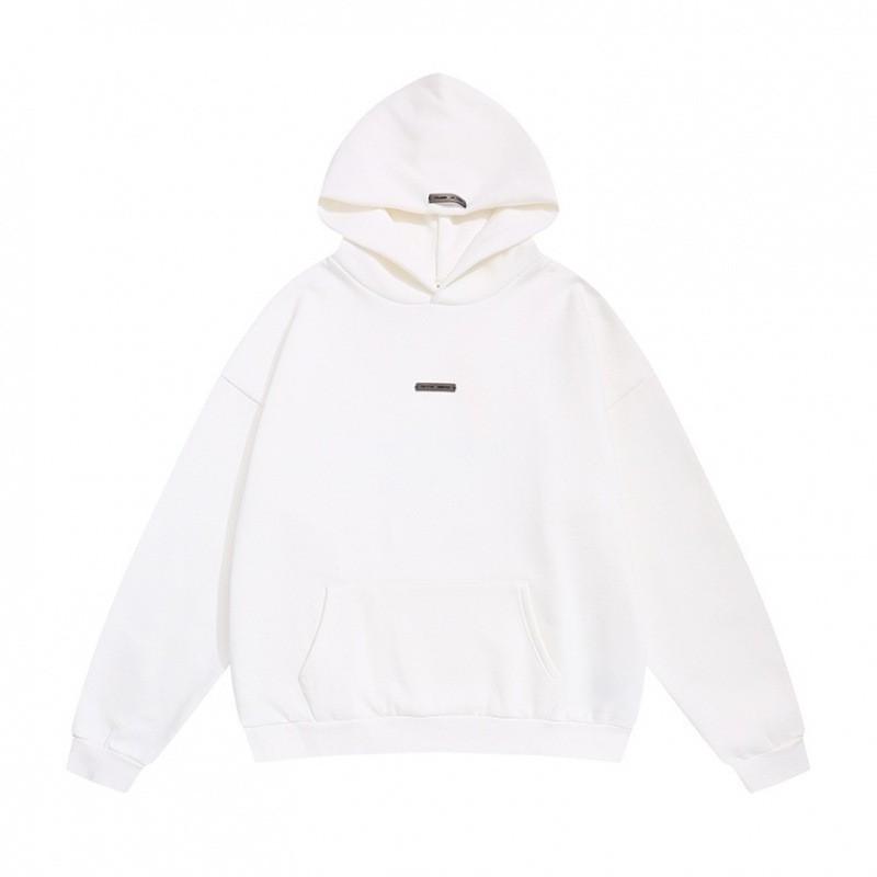 Unisex Streetwear Hoodie With Bold Letter Print Oversized Fit Fleece-Lined Cotton Sweatshirt
