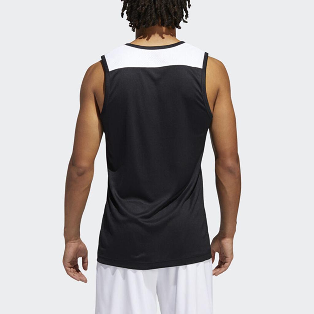 Adidas C365 Jersey Basketball Training Quick-Dry Breathable Tank Top Men Tops Black DY6631