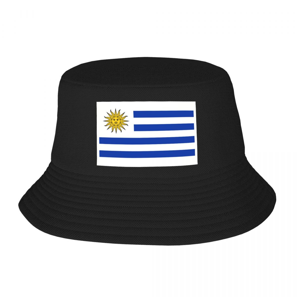 Custom Flag Of Uruguay Bucket Hat Women Unisex Beach Sun Summer Camping Fishing Cap