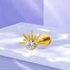 Titanium F136 Diamond Inlaid Ear and Lip Studs - Versatile, Elegant, European & American Style