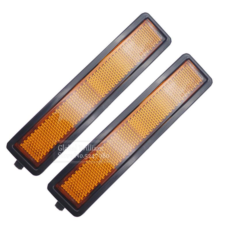 

2x автомобильный задний левый и правый указатель поворота, габаритный фонарь, крышка объектива, 12 В для BMW E30 E32 E34 318i 318is 325es 325i 63141377849 жёлтый