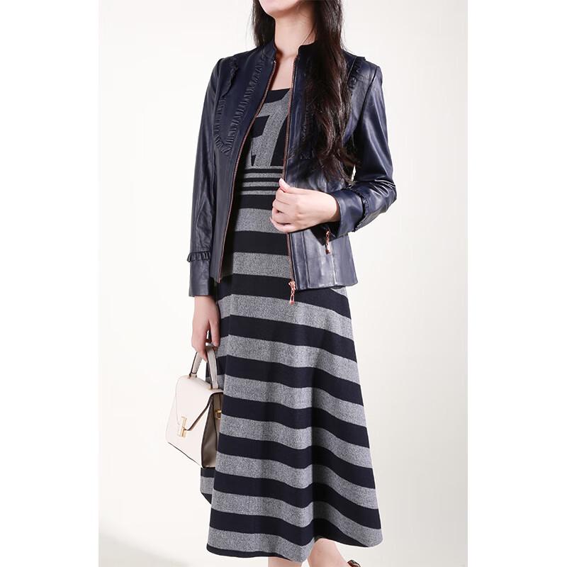 

Anlom Women s Summer Sleeveless Striped A-Line Midi Dress XL (170)