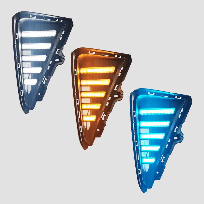 

Geely Binyue 2021 Светодиодные дневные ходовые огни и противотуманные фары с рулевым управлением Streamer