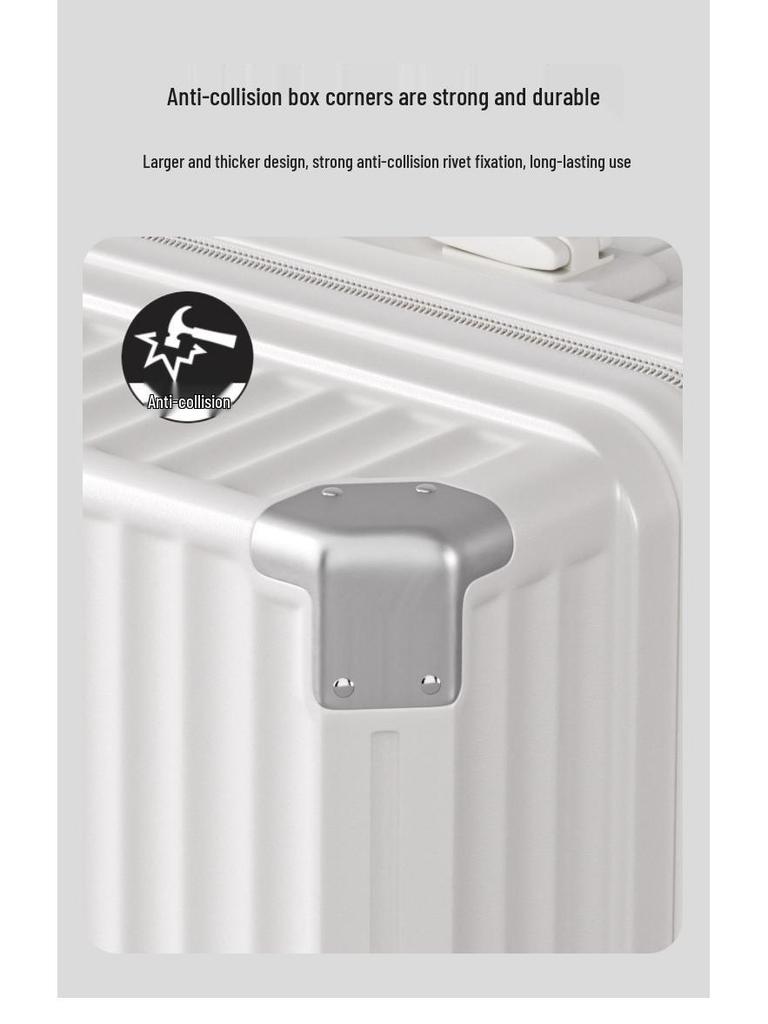 2025 Multifunctional Trolley Suitcase: Durable Japanese Design for Men, Women & Students with Leather Finish & Combo Lock