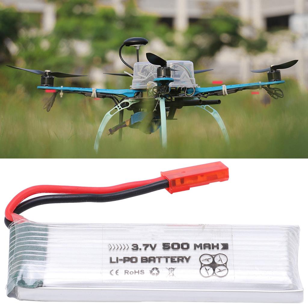 3.7V 500mAh Lipo Battery with JST Plug for Udirc U818A / Wltoys V929 RC Drone Quadcopter Parts
