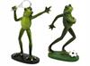 Funny Frog Decorative Figurine - Athlete Tennis Player and Football Player, 2 Designs