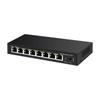 8-Port Gigabit Managed Web Switch with VLAN, Monitoring, Aggregation, and QoS