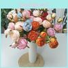 Luxury Artificial Silk Rose Bouquet For Wedding And Home Decoration