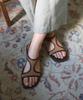 Moodnight Dani Minimal Combination T-Strap Flat Sandals - 2 Colors