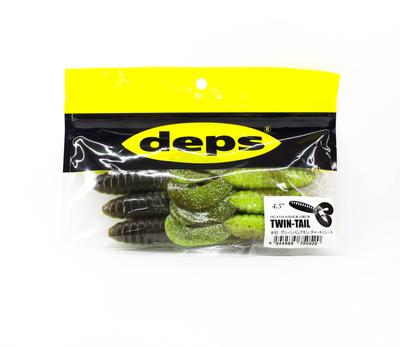 Deps Weicher Köder Death Adder Grab Twin Tail 4,5 Zoll 6 pro Packung 52 (0520)
