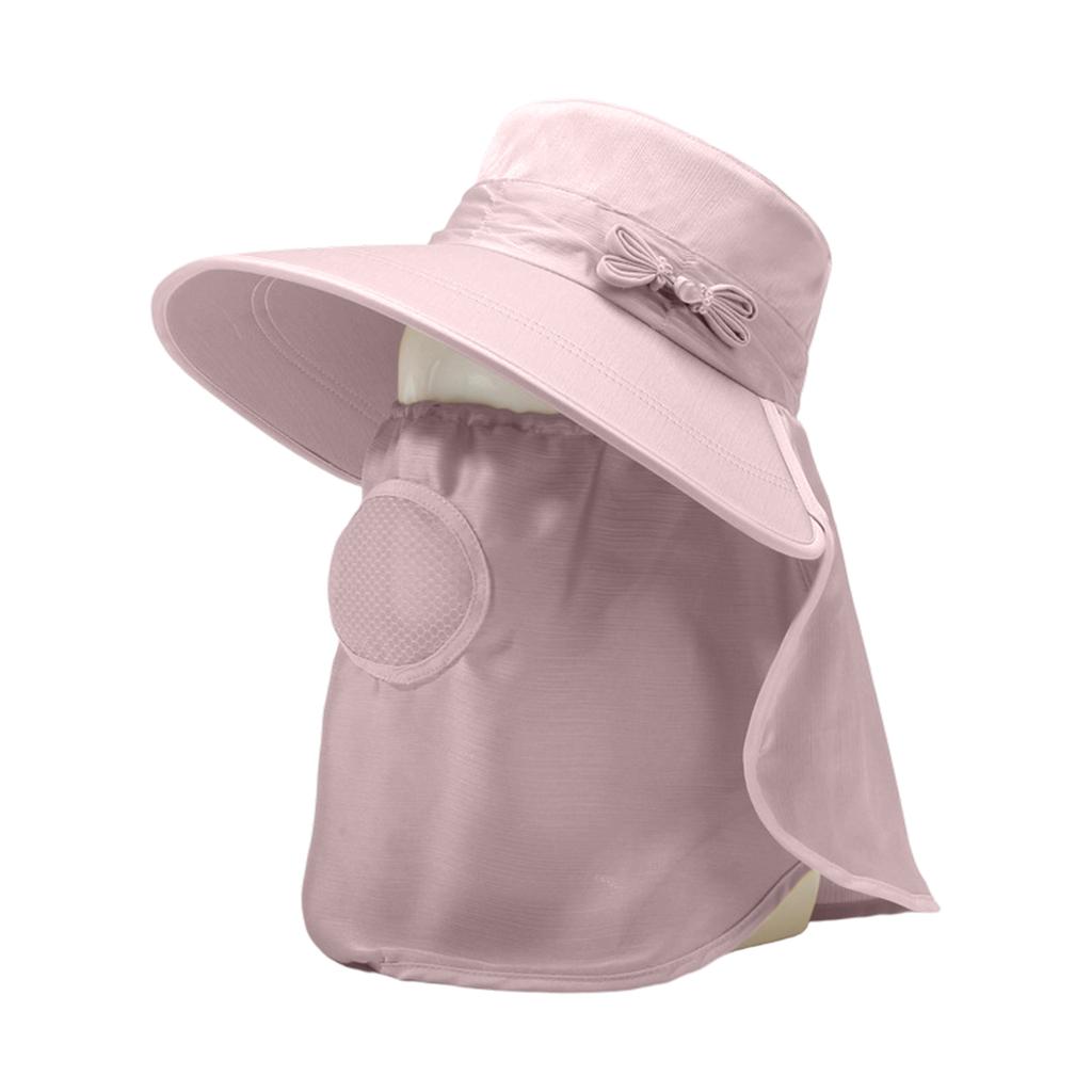 Ice Silk Sun Hat With Shield - Women's UV Shield Hat, Breathable And Lightweight, Suitable For Outdoor Hiking, Driving And Travel.