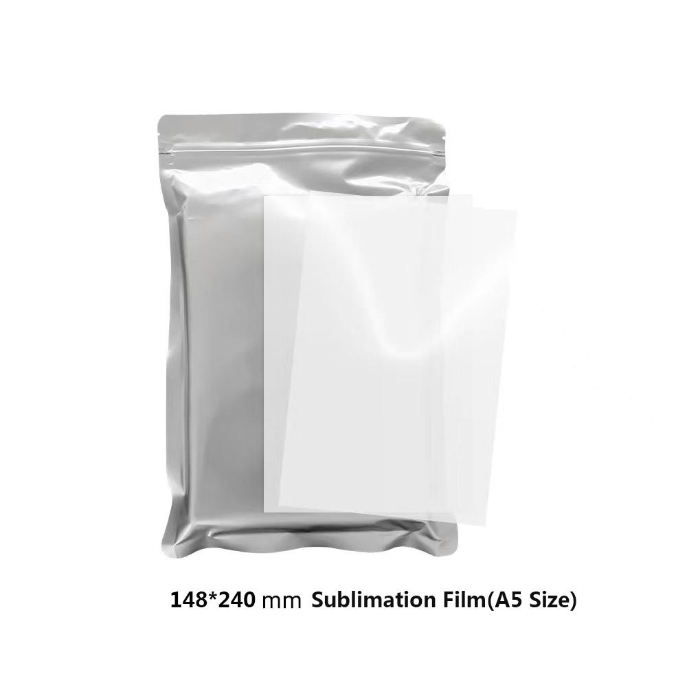 Fonlyu 50PCS 3D Sublimation Film Paper for Heat Press Transfer Blank Phone Case Printing for iPhone 15 14 13 Pro Max Cover DIY A5 148x240