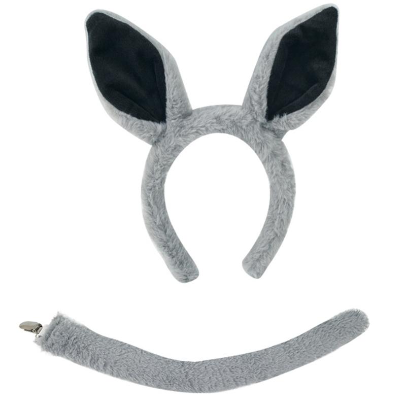 Fashion Animal Ear Headbands Plush Cosplay Accessories Cartoon Headpieces For Kids And Adults Birthday Theme Party