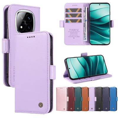 Wallet  Magnetic Card Slot Leather Case For Xiaomi Redmi Note 14R 5G 14 4G 13 Pro Plus 12T 11 K70 Ultra K60 K50i A4 A3 14C 13C