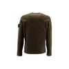 STONE ISLAND Crew Neck Solid Color Loose Fit Long Sleeve Sweatshirt Men Sweatshirt Brown 7915526A1-V0058