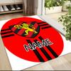 Custom Name Schalke Team Crest Carpet Rug Customizable Soft Washable Anti-Slip Home Living Room Sofa Mats Personalized Rug. 0909230