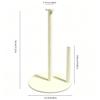 Stainless Steel Vertical Desktop Tissue and Toilet Paper Holder for Hotel Kitchen
