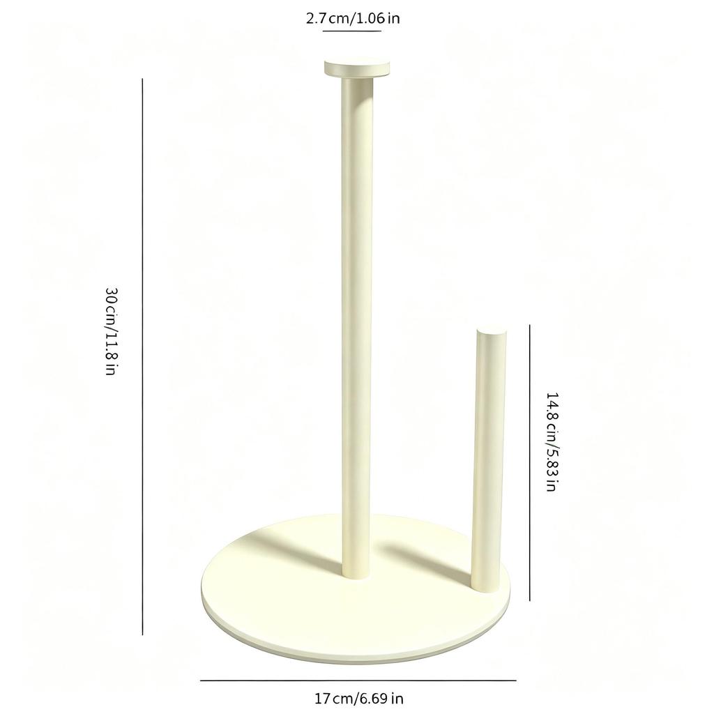 Stainless Steel Vertical Desktop Tissue and Toilet Paper Holder for Hotel Kitchen