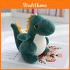 Adorable Dinosaur Plush Keychain Soft Pp Cotton Stuffed Animal Charm For Bags Gifts