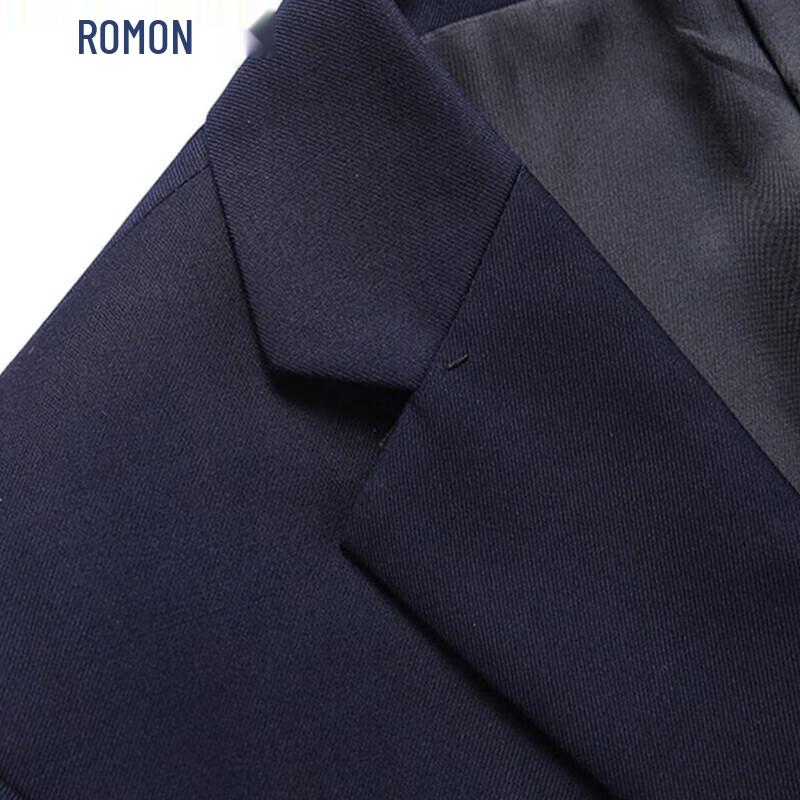 ROMON Men's Slim Fit Business Suit Jacket