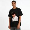 Koreanischer Stil Hübscher Kerl Druck Lässiges Hemd Locker Trendiges Oberteil Für Männer Und Frauen Tägliches Pendeln Reines Baumwoll-T-Shirt