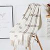 Warm Wool Scarf for Women Winter Plaid Design Soft Wear Open Scarves Female High Quality