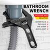 Large Opening Adjustable Wrench Heavy Duty Spanner Multifunctional Tool For Bathroom Faucet Repair Plumbing Hand Tools