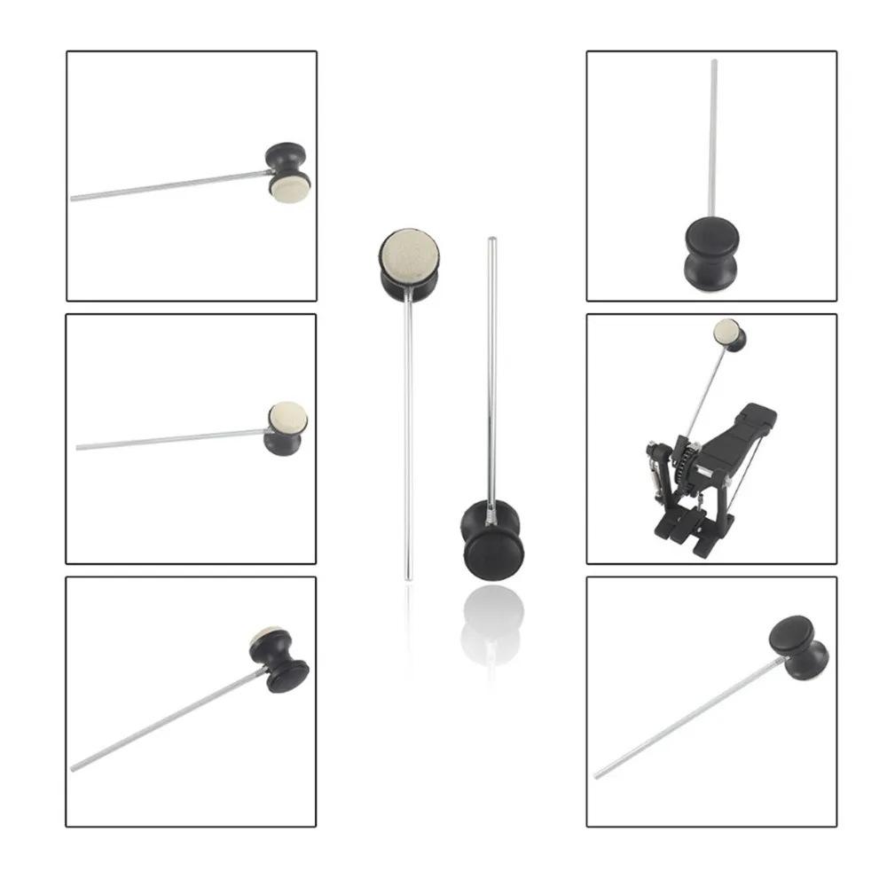 Drum Set Bass Drum Pedal Beater Electronic Drum Set Single Bass Drum Pedal Felt Beater Universal Jazz Drum Accessories