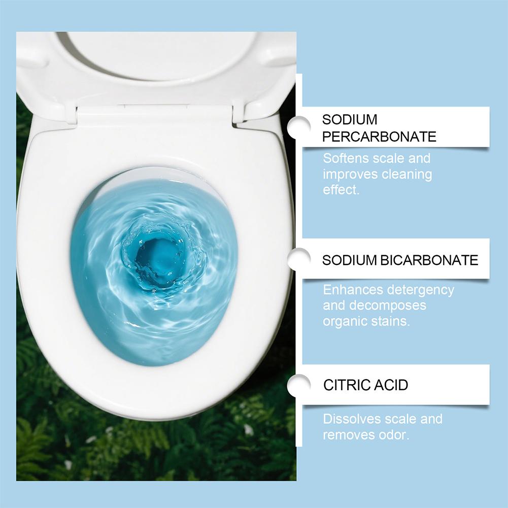 Toilet Bowl Automatic Cleaner Toilet Efficient Strong Descaling Remove Dirt Toilet Tank Cleaners for Deodorizing Descaling