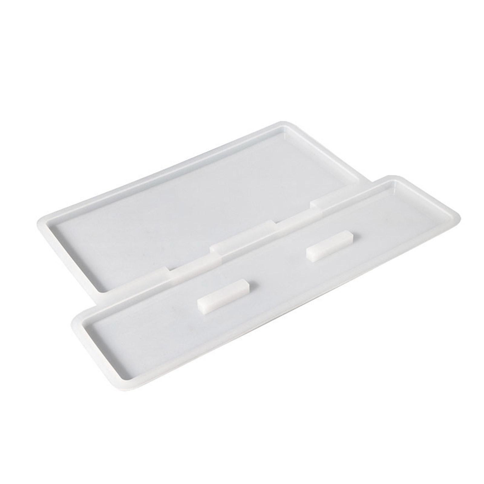 

Rectangle Mold with Stand Holder Set,Photo Frame Resin Mold Table Ornaments Silicone Mold for DIY Desktop Number Plate 1 чистий