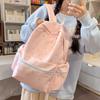 Schoolbag New Small Fresh Backpack Korean Version Simple Female Student Schoolbag Going Out Backpack Large Capacity Lightweight Backpack